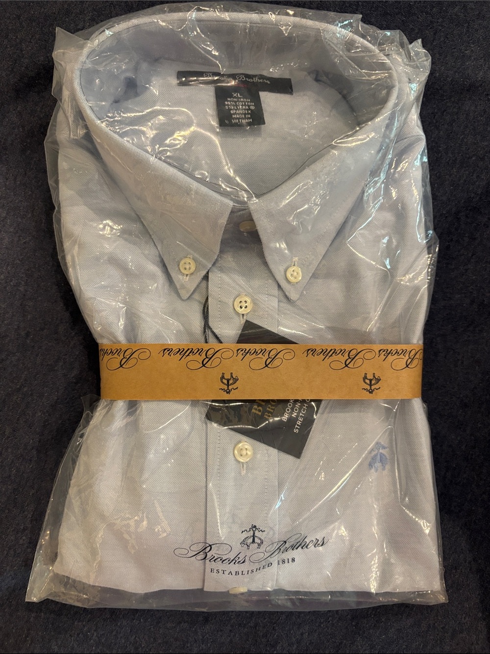 Brooks Brothers Light Blue Oxford Button-Down Shirt - Classic Embroidered Logo